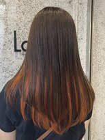 銀座ラボ 千葉店(LA BO) インナーカラー 髪質改善 オレンジ