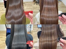 ホワイト(WHITE HAIR@NICOLA)の雰囲気(カラーと一緒に艶髪!松本市/髪質改善/トリートメント/艶髪)