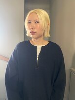 カンナ オーガニック ヘアデザイン(CANNA ORGANIC & HAIR DESIGN)&nbsp;ハッシュボブ/ミルクティーブロンド/抜きっぱなしブロンド