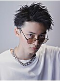 耳掛け束感アップバング