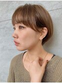 マッシュショート　大人可愛い