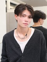 ビカムメンズヘアー 栄店(become men's hair)&nbsp;ニュアンスパーマ×センタパート/名古屋/メンズ