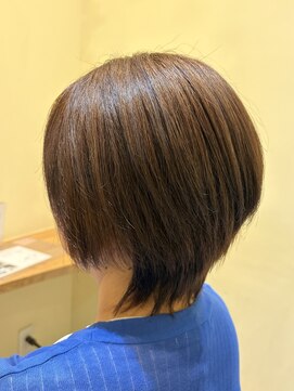 エンドア(endoa) ☆部分的縮毛矯正&ショートカット☆
