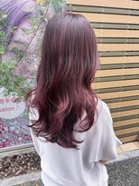 ジーナ ガーデンズ千早(Zina)&nbsp;【Zina千早】艶髪/ロング/レッド/レイヤー/クビレ/20代30代40代