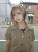 レイヤーボブ/ブロックカラー「宇都宮/ブリーチ」