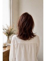 カフレ 岩出(CAFRE)&nbsp;大人のウルフレイヤー/艶感レッドブラウン