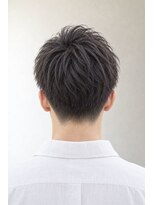 アーダーヘアサロン 森田店(ADER HAIR SALON)&nbsp;黒髪ツーブロック 爽やかアップバングショート