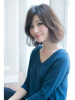 バッサリ切るならコレ！大人かわいいミディアムボブ！