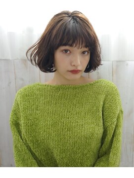 アリーズ シブヤ(ALLYS shibuya) レトロな大人ボブ◆ダークアッシュカラー