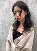 ラフ&ナチュラル脱力ロング×アッシュベージュ