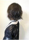 【宮本大輔】30代40代 大人可愛い ボブ 小顔パーマ コテ巻き風