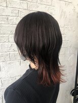 プライズ 池袋店(prize)&nbsp;インナーオレンジカラーウルフ裾カラー7011