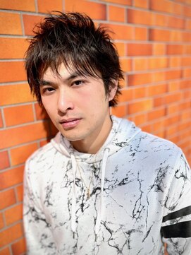 アクティフ(actif) ビジネスマン向け大人パーマ　1分スタイリング　メンズショート