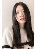 【Heil】 ワンカールロング/ナチュラルストレート/縮毛矯正/韓国