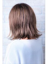 ソア 武蔵小杉(SOAR) ショコラベージュの小顔ベビーバングボブルフカール