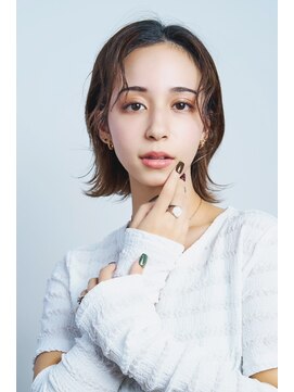 ユニックス Mark Is みなとみらい店(UNIX) 【UNIXみなとみらい】くびれボブウルフ#小顔#外国人風