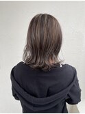 外ハネボブ　細かいハイライトカラー