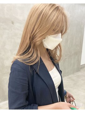 スー 渋谷(suu) ハイトーンハニーベージュダブルカラーケアブリーチ