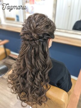 タグマル ウエーブのふわふわハーフ☆