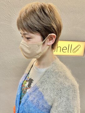 シェル 国分寺(shell) グレージュカラー/ボブウルフ/黒髪/ココアベージュ