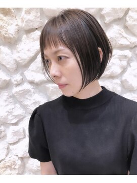 モアナ バイ ヘッドライト 武蔵小杉店(Moana by HEADLIGHT) Moana【武蔵小杉】#ショートボブ#ミニボブ#耳掛けボブ