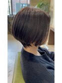 脱白髪染め計画no.1+ショートボブ