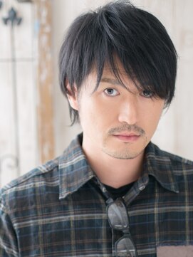 トニーアンドガイ メン 与野駅前店(TONI&GUY MEN) ラフな動きで大人無造作アッシュブラックウルフヘアg与野
