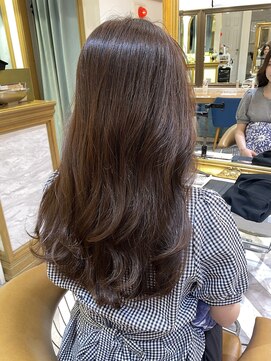 ロンドアベニール 北千住(Lond avenir) 【韓国ヘア】レイヤーカット　ブリーチなし　前髪　西田大樹