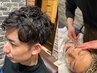 【人気No.1！定番メニューカット+シェービング+眉毛カット】<理容室>[御徒町]