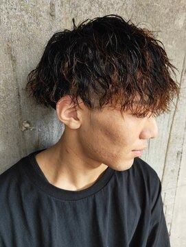 アルフレッド 平針店(alfRed) ツイストスパイラルパーマ　ツーブロック　マッシュショート