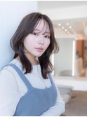 レイヤーカットくびれ似合わせカットイメチェンワイドバング