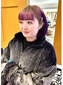 ルーツカラーパープル【HAIR'S Lunetta 井上】