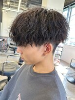 エルマーク 心斎橋(L-MARK)&nbsp;マッシュスパイラルパーマツイストスパイラル波巻きメンズ