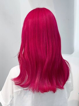 アルバム 渋谷パルコ(ALBUM) ピンクヘアーピンクグレープフルーツ小顔ボブルフ_ba523382