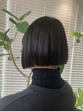 アース 三田南ウッディタウン店(HAIR&MAKE EARTH) 小顔切りっぱなし大人ボブ