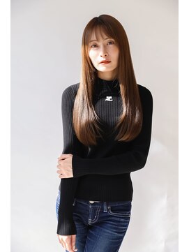 マッシュアンドマッシュアヴェダ ららぽーと福岡店(mash&mash AVEDA) 【美髪ストレート】ツヤ髪スタイル