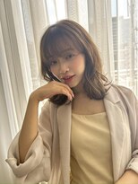 タヤ 東急百貨店吉祥寺店(TAYA) フェザーバング愛され可愛い韓国風コテ巻き風パーマ