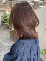 オズ 安積店(OZ)&nbsp;黒髪ボブルフネビージュ小顔ワンレン