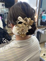 コワファースト 大分(COIFF1RST)&nbsp;成人式/前撮り/ヘアセット/シニヨン/まとめ髪/着物ヘア