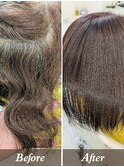 エイジング&クセ強髪改善、ネオメテオストレート&カラー