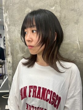 キング 心斎橋店(K!ng) ハイライトカラーミルクティーベージュレイヤーカット