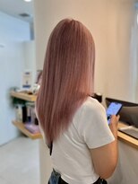 エトワ(ETOWA)&nbsp;ピンクベージュ/レイヤーカット/ダブルカラー