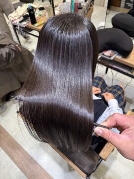 オリジンズヘアーセカンド 守谷店(Origins hair 2nd) ダメージレスで超サラツヤ髪へ髪質改善♪髪ドラで夢の髪質へ♪