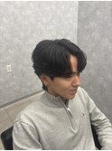 毛流れセンターパート