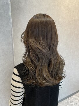 ホネン(honen) ワンホンヘア×オリーブベージュ