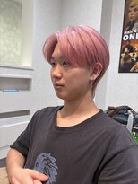 フェイス 港南台店(FACE。) センターパート/サーモンピンク