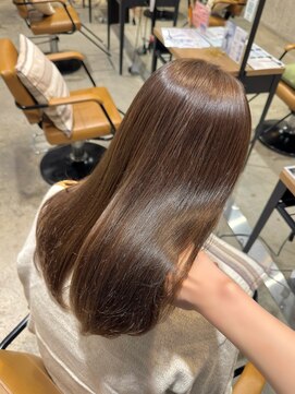ラボヌールヘアーパルフェ 大宮西口店(La Bonheur hair parfait) オリーブベージュ/透明感カラー/髪質改善/レイヤーカット