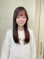 シアアルン 新小岩店(SHEER alun) ◆縮毛矯正のダメージを感じさせないピンクグレージュ【新小岩】