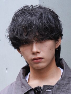 フィフス 原宿(fifth) 原宿メンズパーマシャドウパーマシースルーマッシュウルフゆるめ