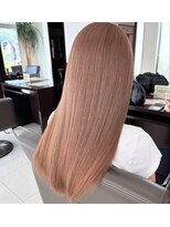 ジャムズヘアアンドスパ 岩国店(JAM's hair &spa)&nbsp;ほんのりピンクが入ったナチュラルベージュ